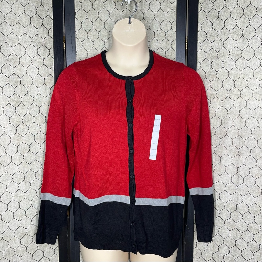 Croft & Barrow Button Down Sweater